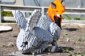 Carrot Or Brick: 10 Bunnies Composed Of Lego - Hop to Pop