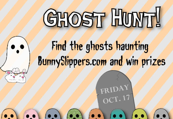 We've Been Haunted! Join the Bunny Slippers Ghost Hunt and Win!