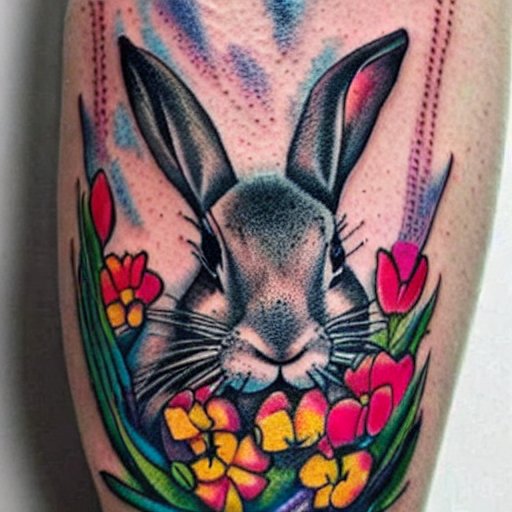 40 Awesome Bunny Rabbit Tattoos