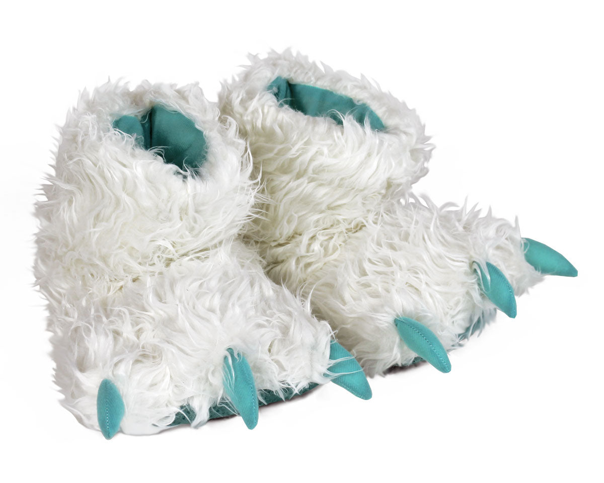 た*き様 feet スノーシュー フリーサイズ 青 Yeti Claw Slippers | Abominable Snowman Feet Slippers