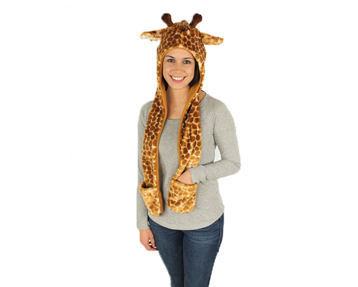 scarf Hooded shop  Scarf hooded Giraffe