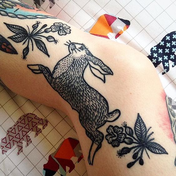 10 Lucky Rabbits Foot Tattoos  Tattoodo