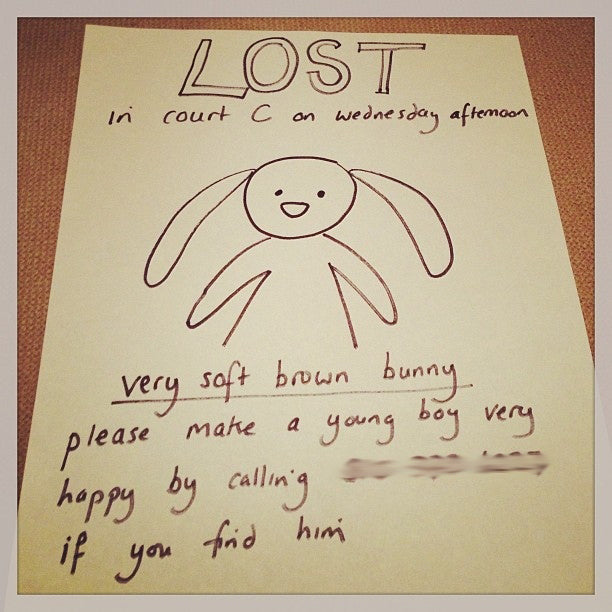 Internet Reunites Boy With Stuffed Bunny