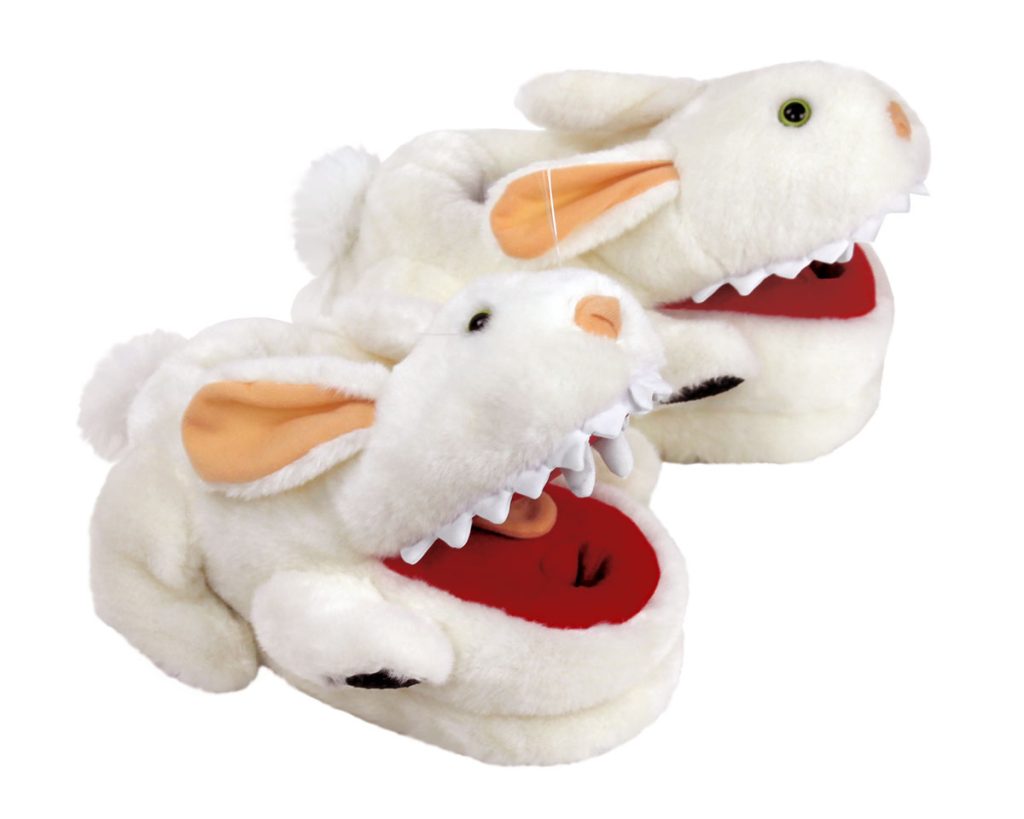 The World's Scariest Bunny Slippers (and Other Frightening Footwear)