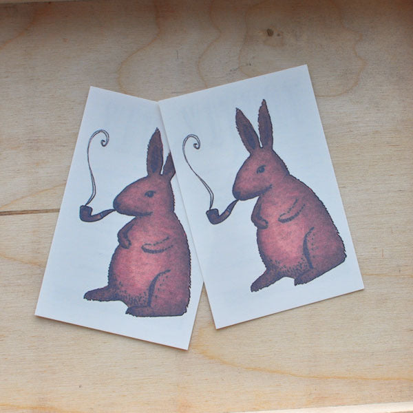 Hare Today, Gone Tomorrow: Check Out This Temporary Rabbit Tattoo