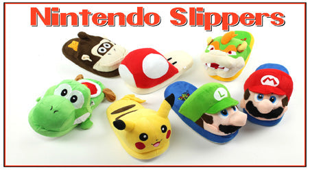 Video Game Fun With Nintendo Slippers