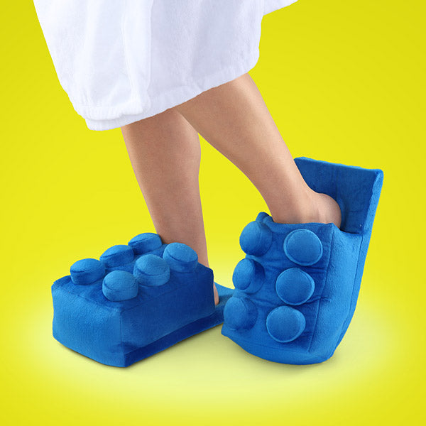 It Sounds Like Your Worst Nightmare (But It Isn't): Lego-Shaped Slippers
