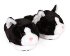 Black And White Kitty Slippers 1