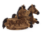 Brown Horse Slippers Side View