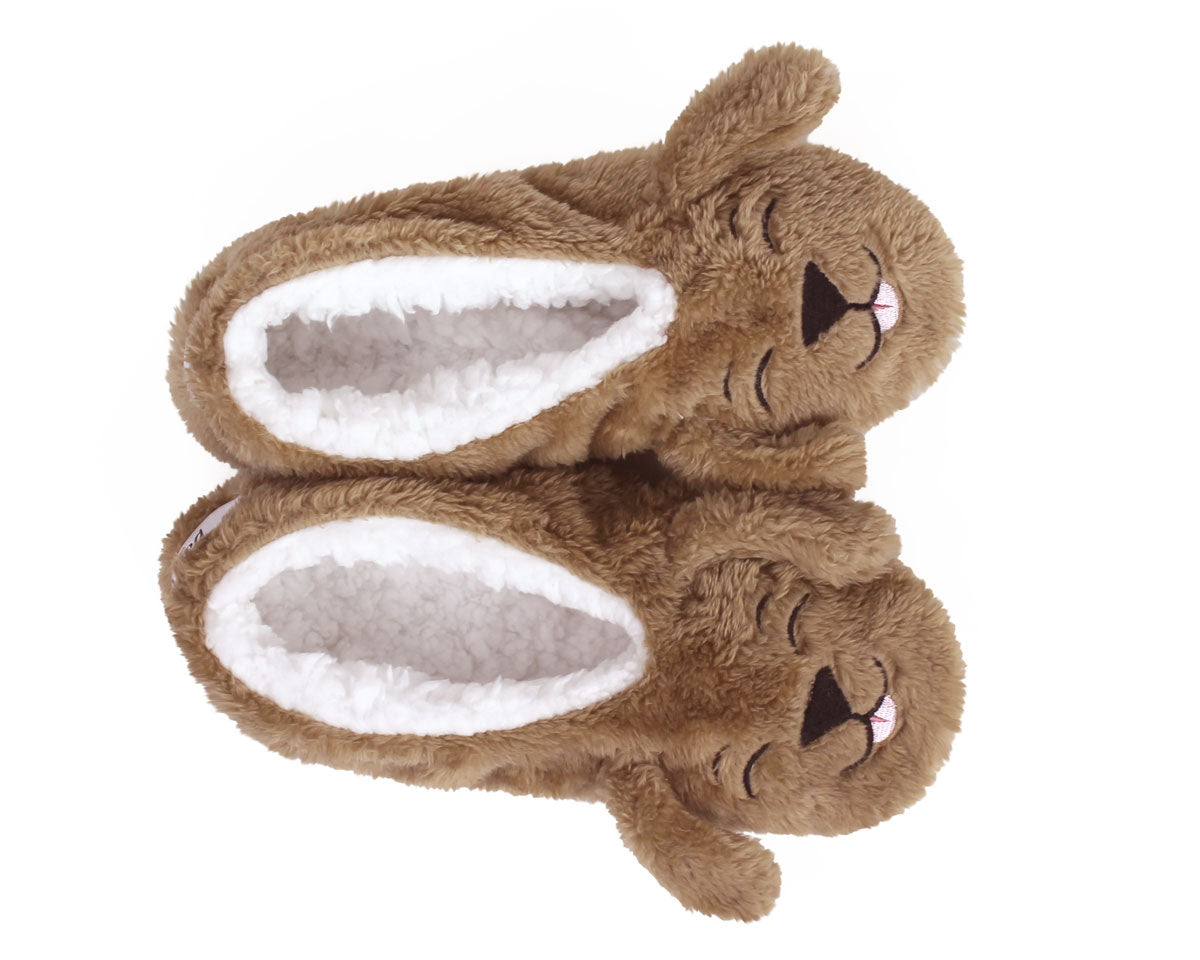Sleepy Dog Sock Slippers