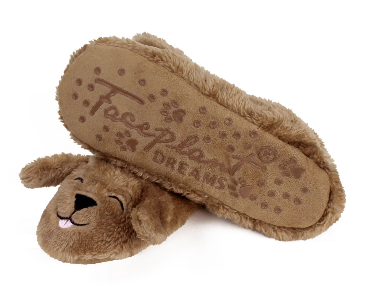 Sleepy Dog Sock Slippers
