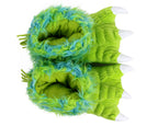Green Monster Claw Slippers Top View