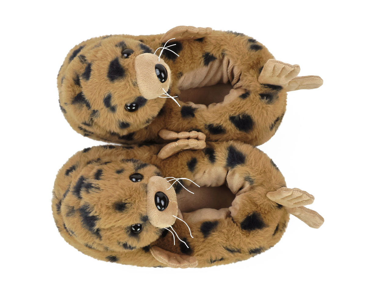 Harbor Seal Slippers Top View