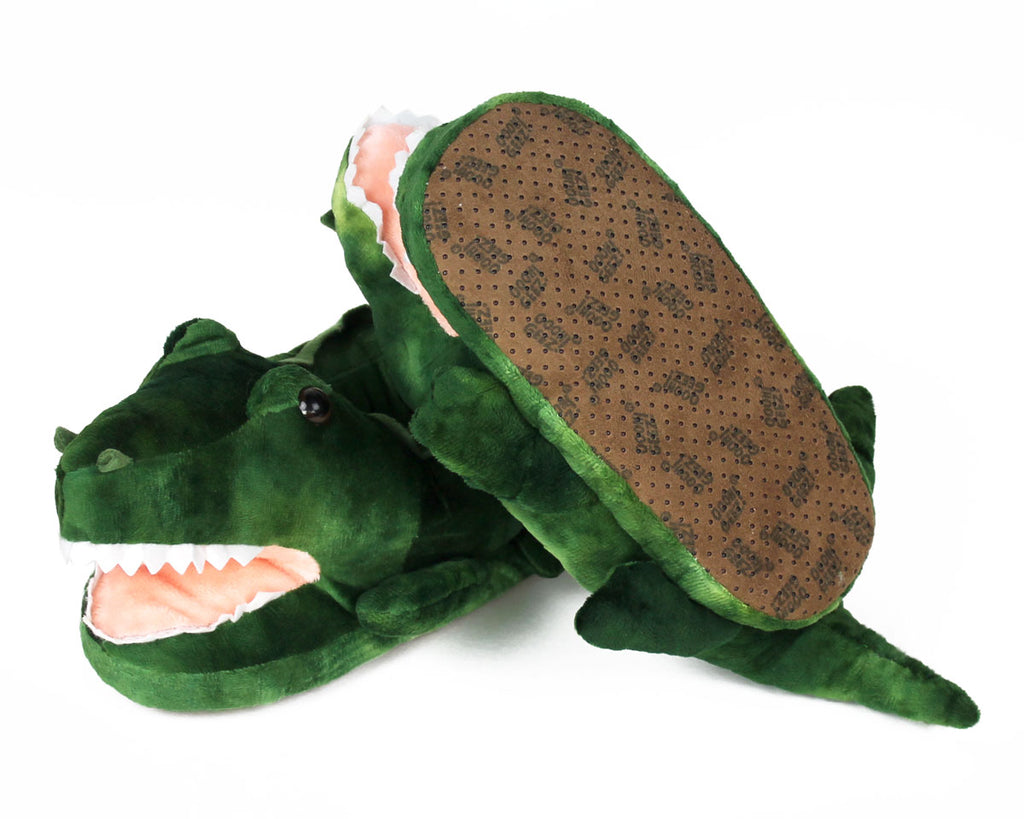 Alagator Slippers Kids Alligator Slippers | Children's Plush Crocodile Slippers ...
