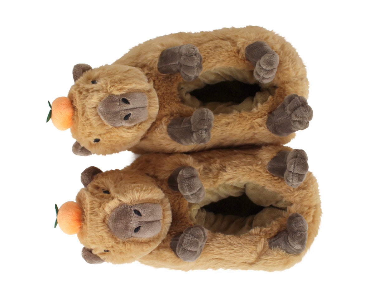 Kids Capybara Slippers Top View