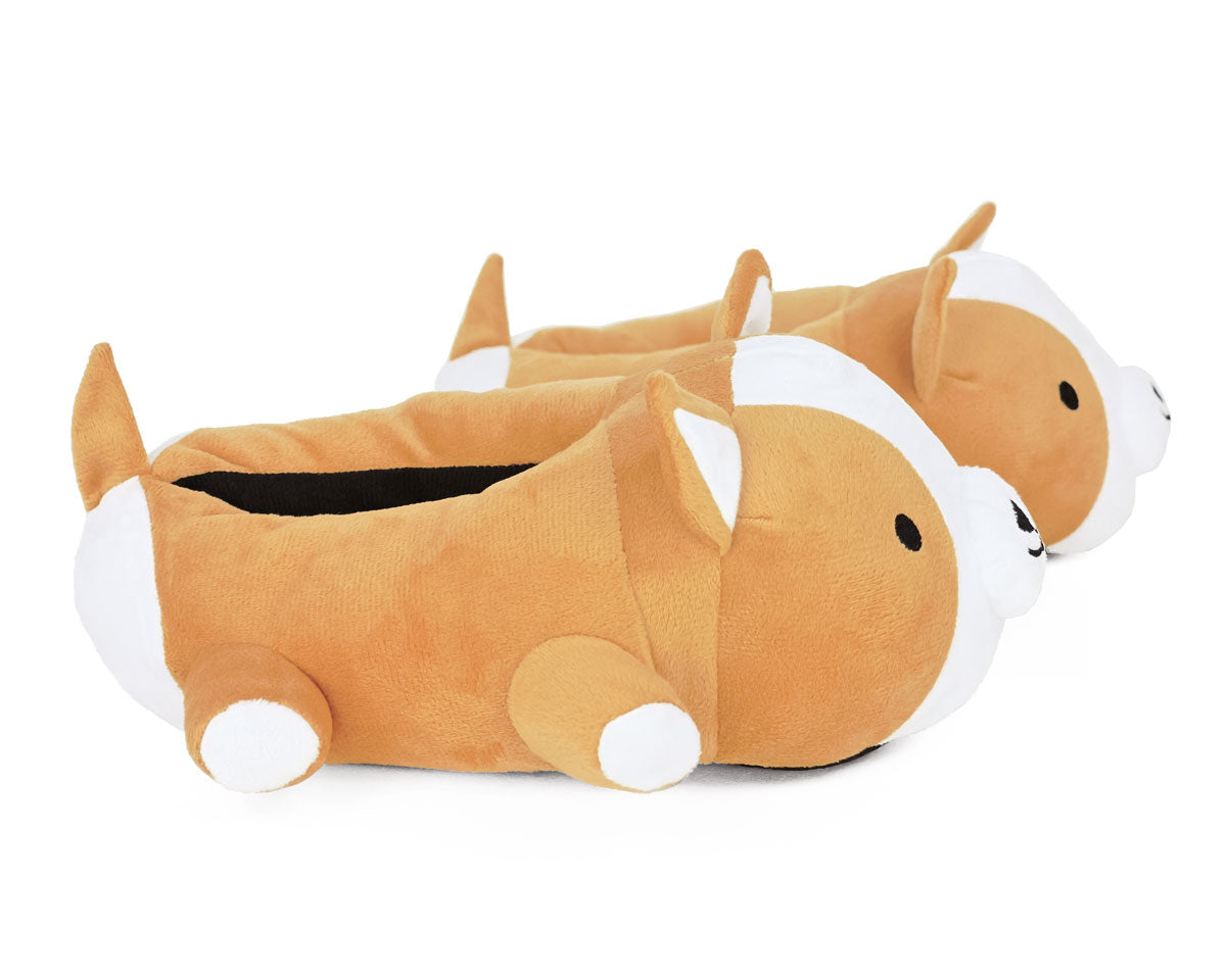 Kids Corgi Dog Slippers Side View