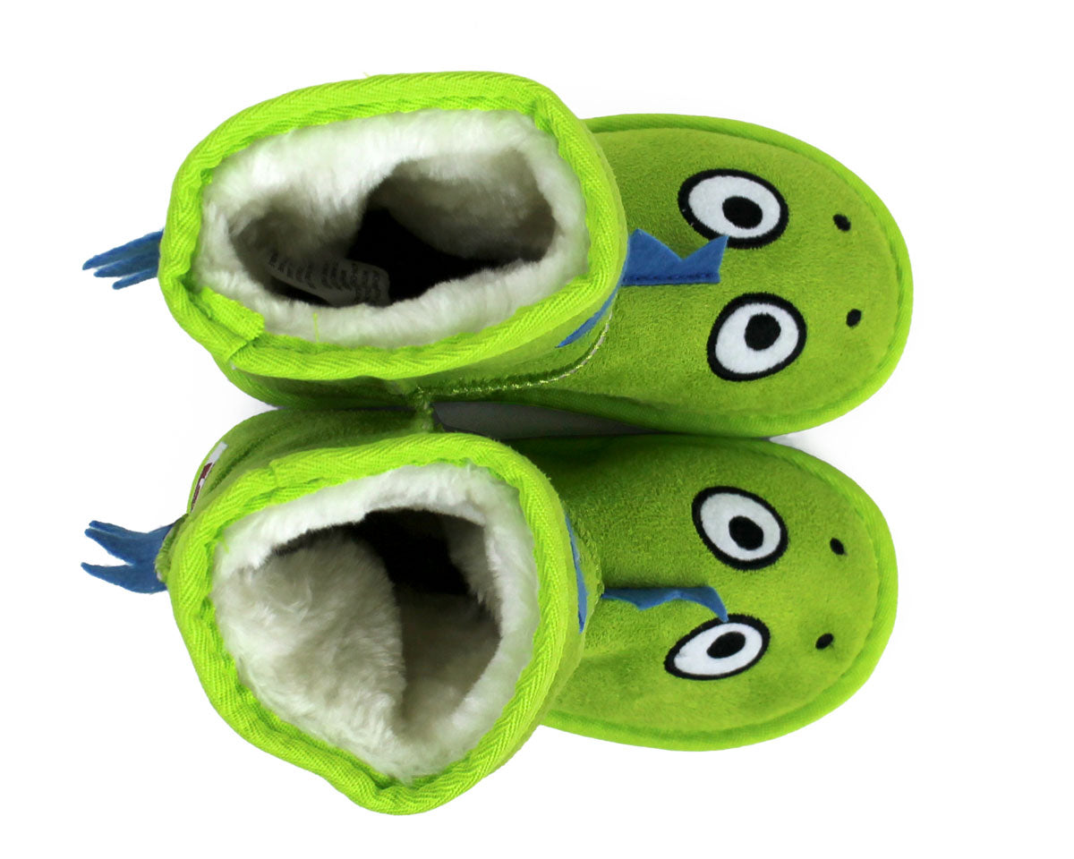 Kids Toasty Toez Dinosaur Slippers