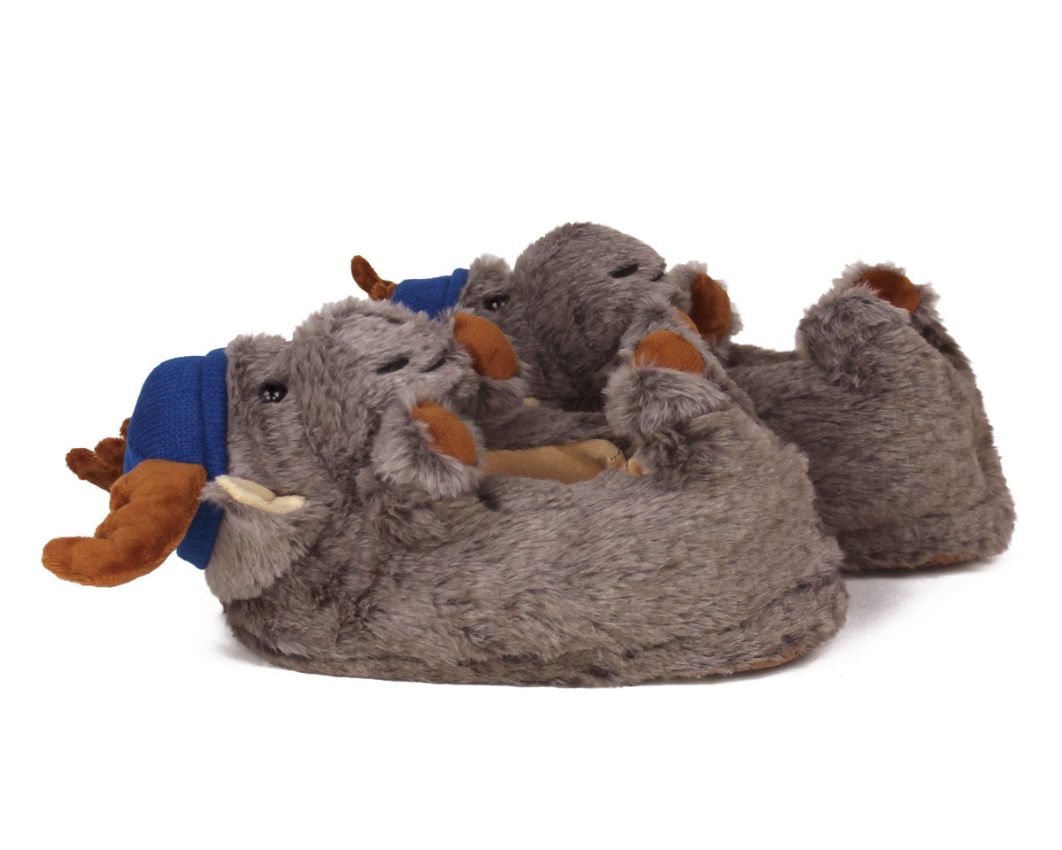 Kids Moose Slippers Side View