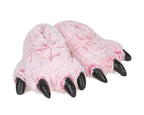 Pink Tiger Paw Slippers 3/4 View