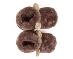 Cozy Moose Slippers Top View