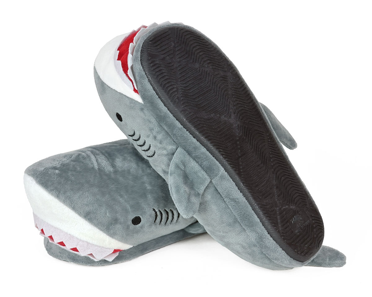Shark Slippers Bottom View