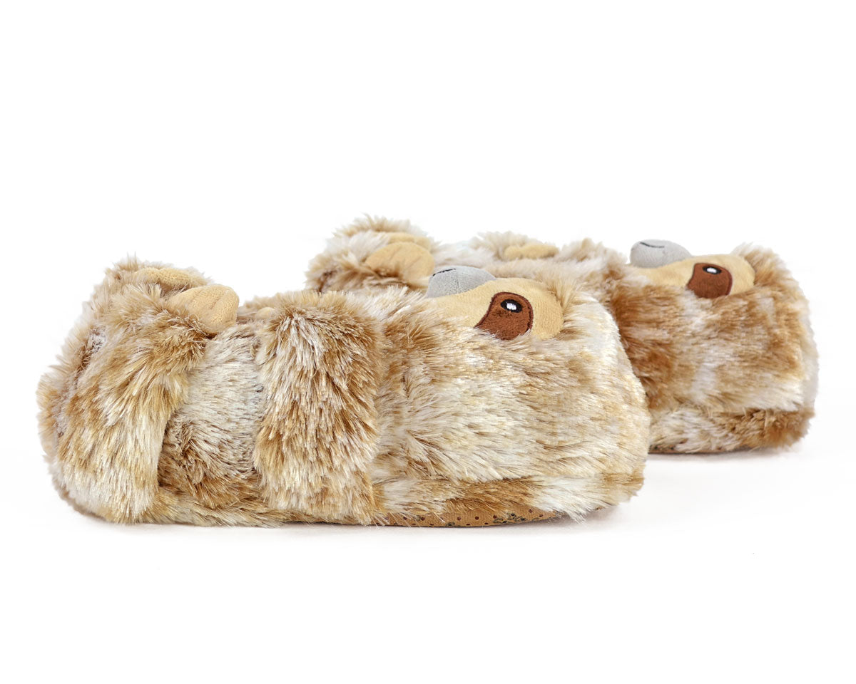 Sloth Slippers Side View