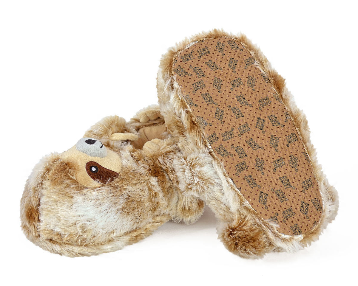 Sloth Slippers Bottom View