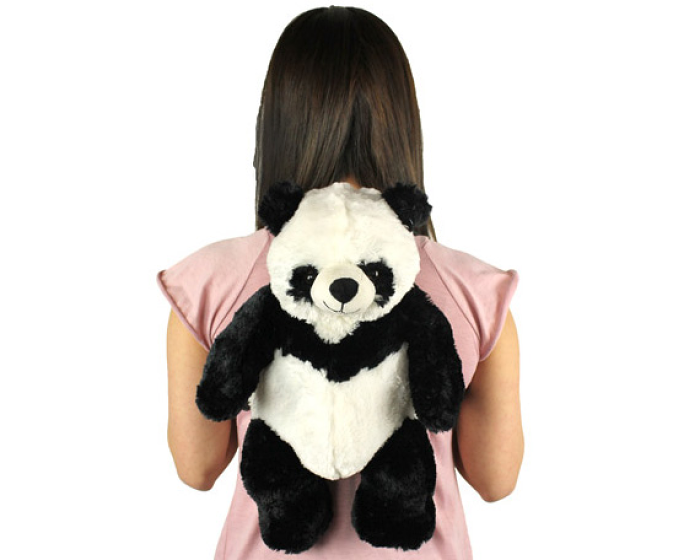 stuffed panda backpack