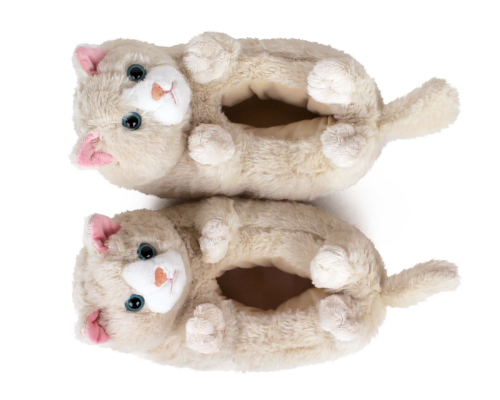 Kitty Cat Slippers Top View