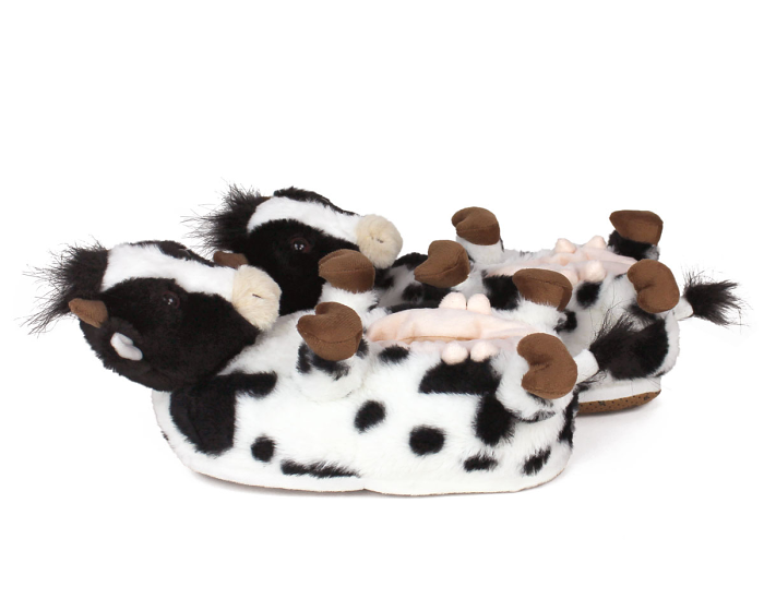 Cow Slippers Side View