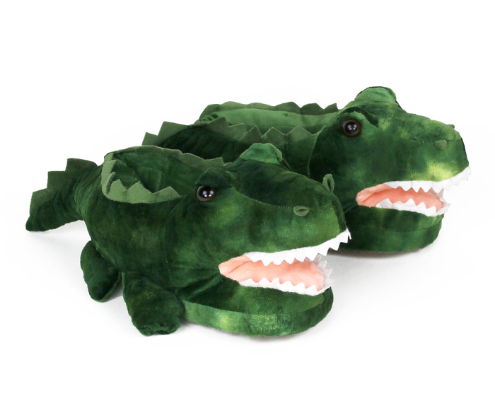 Kids Alligator Slippers 3/4 View