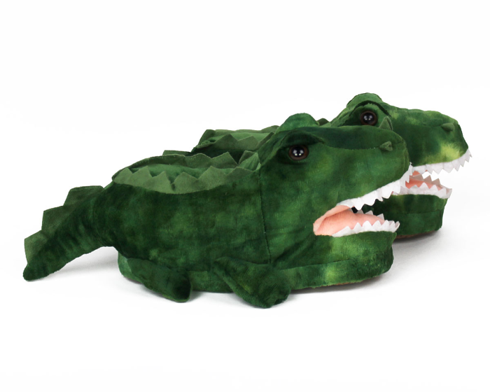 Kids Alligator Slippers Side View