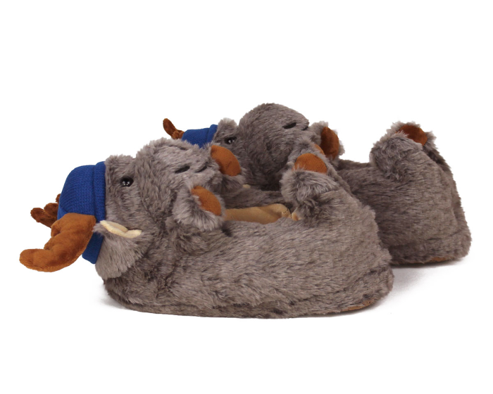 Kids Moose Slippers Side View