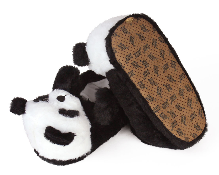 Panda Slippers Bottom View