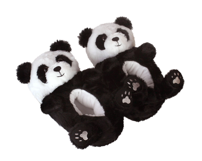 Kids Panda Slippers 3/4 View