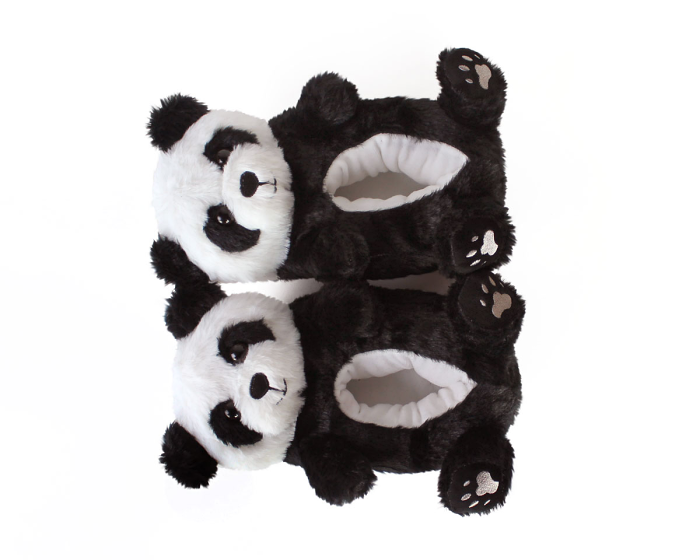 Kids Panda Slippers Top View