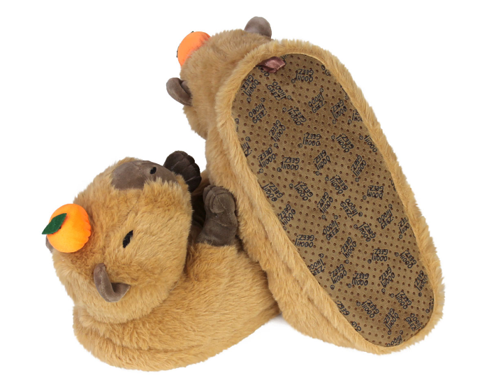 Capybara Slippers Bottom View