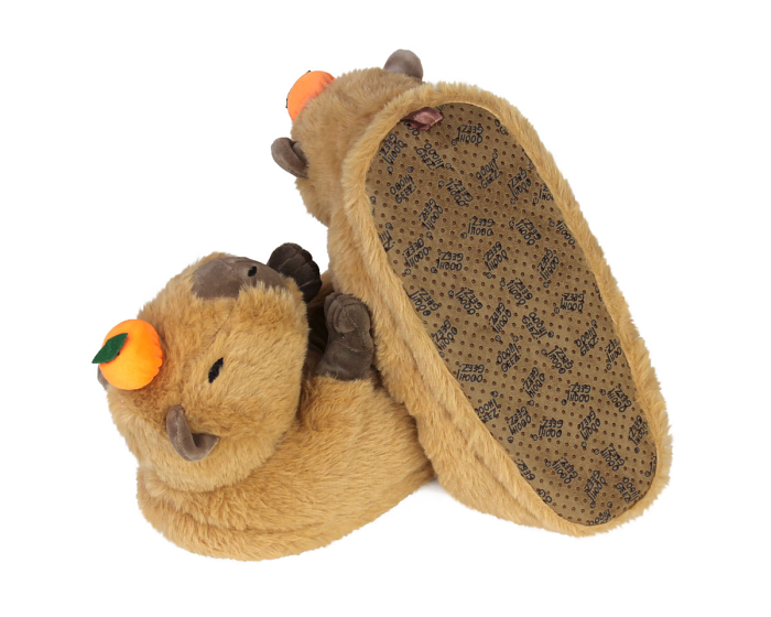 Kids Capybara Slippers Bottom View