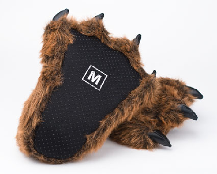 bear claw slippers