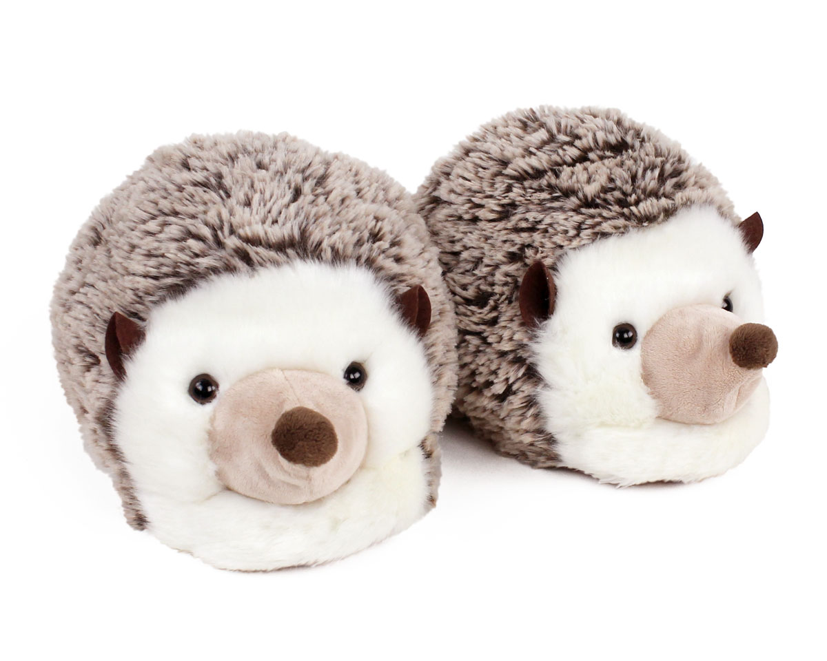 Hedgehog Slippers | Fuzzy Hedgedog Slippers