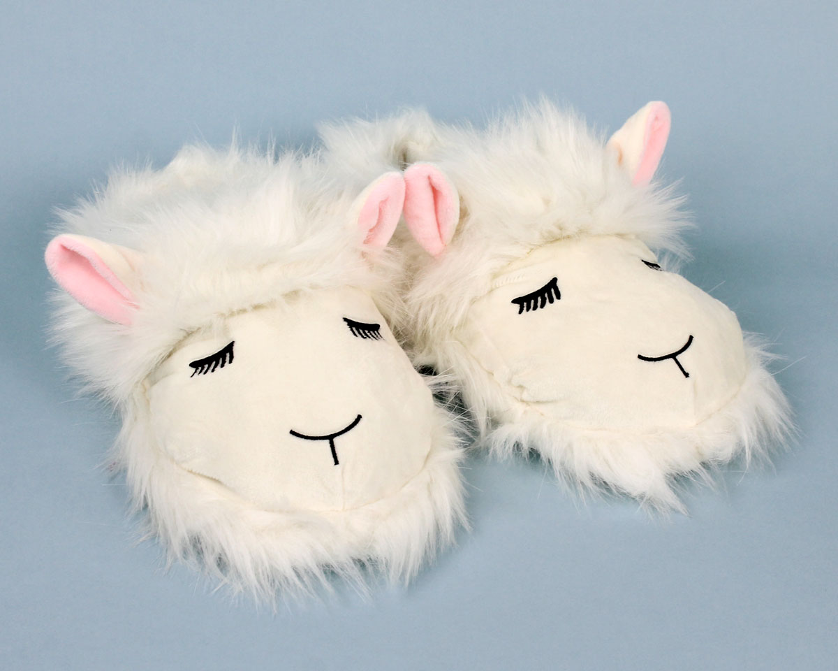 Fuzzy Lamb Slippers | Sheep Slippers