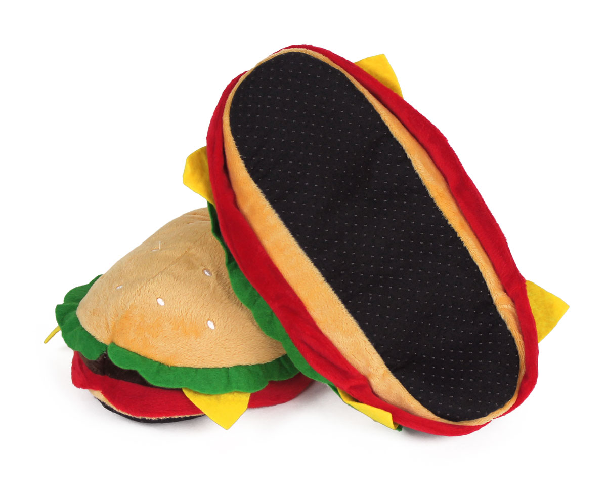 kids hamburger slippers