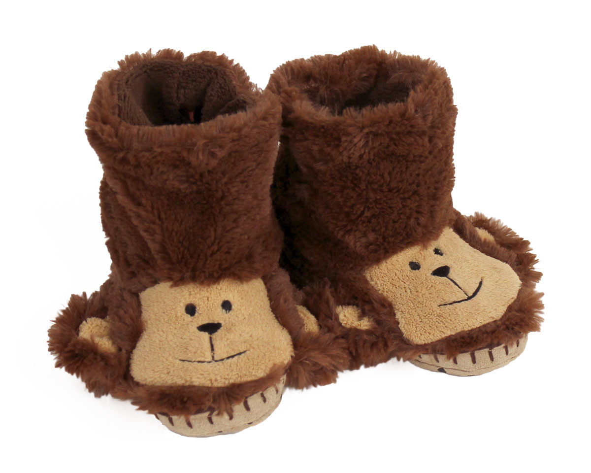 boys monkey slippers