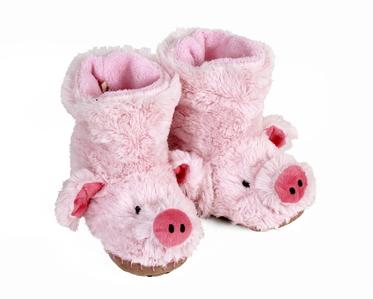Kids Pig Slouch Slippers | Pig Slippers