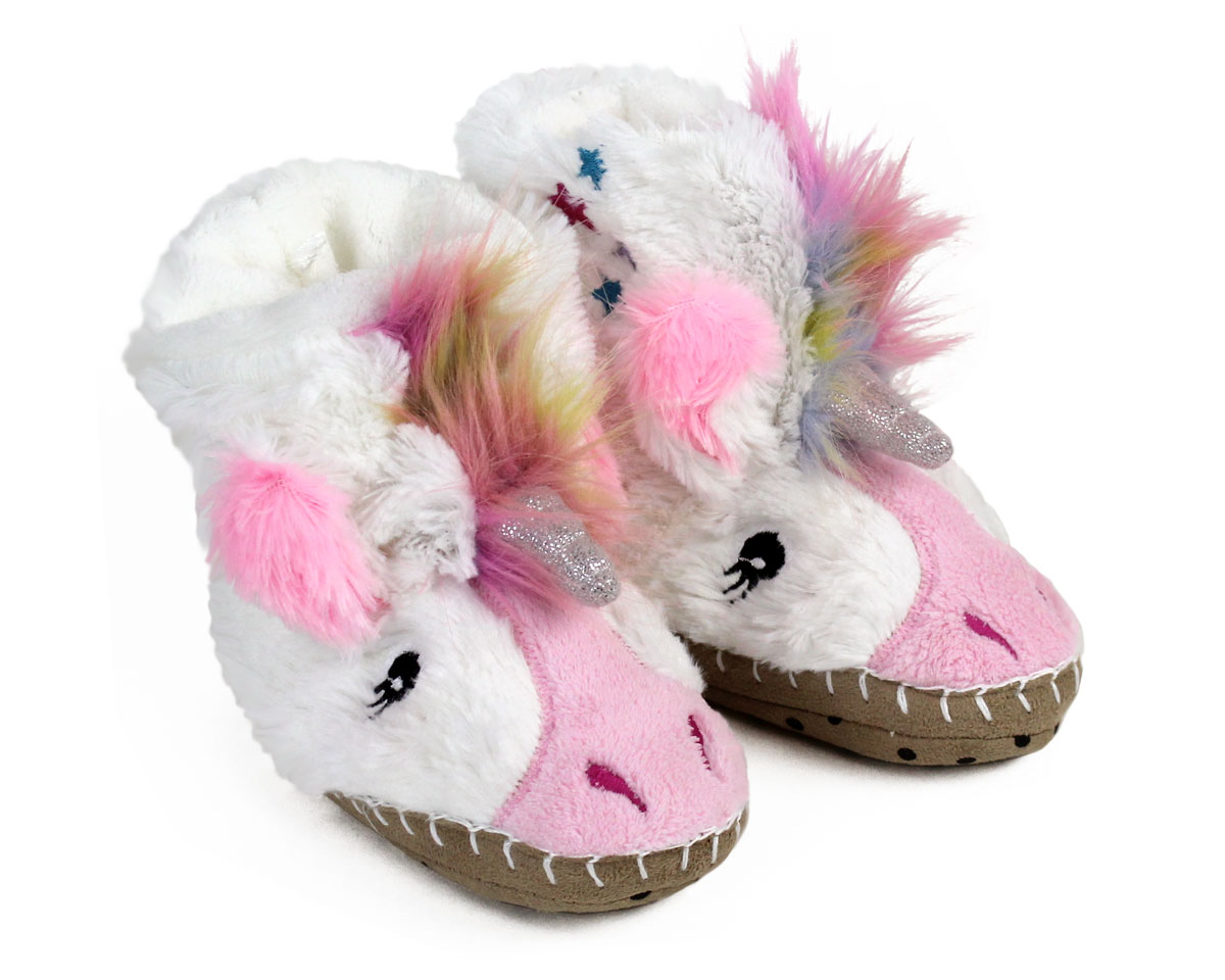 Kids Unicorn Slouch Slippers | Unicorn Slippers