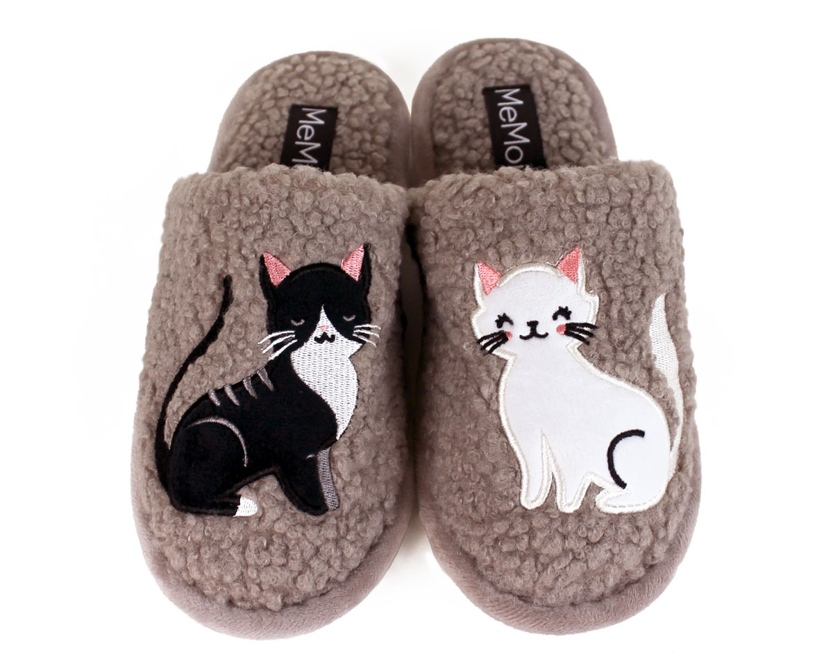 Kitten Slippers | Kitty Cat Slide Slippers