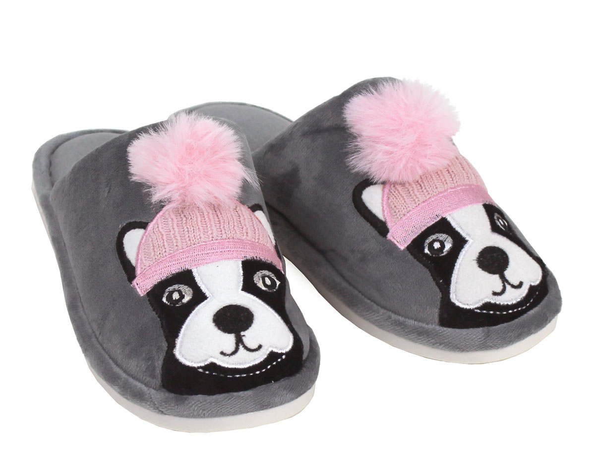 boston terrier slippers