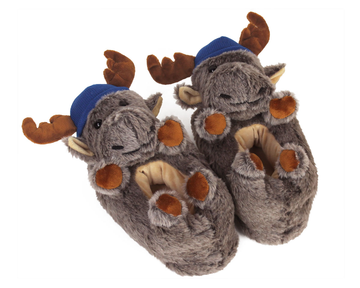 Kids Moose Slippers