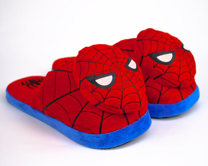 kids spiderman slippers