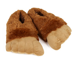 lion paw slippers